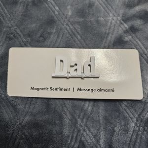 OUI Magnetic Sentiment "Dad" Magnet